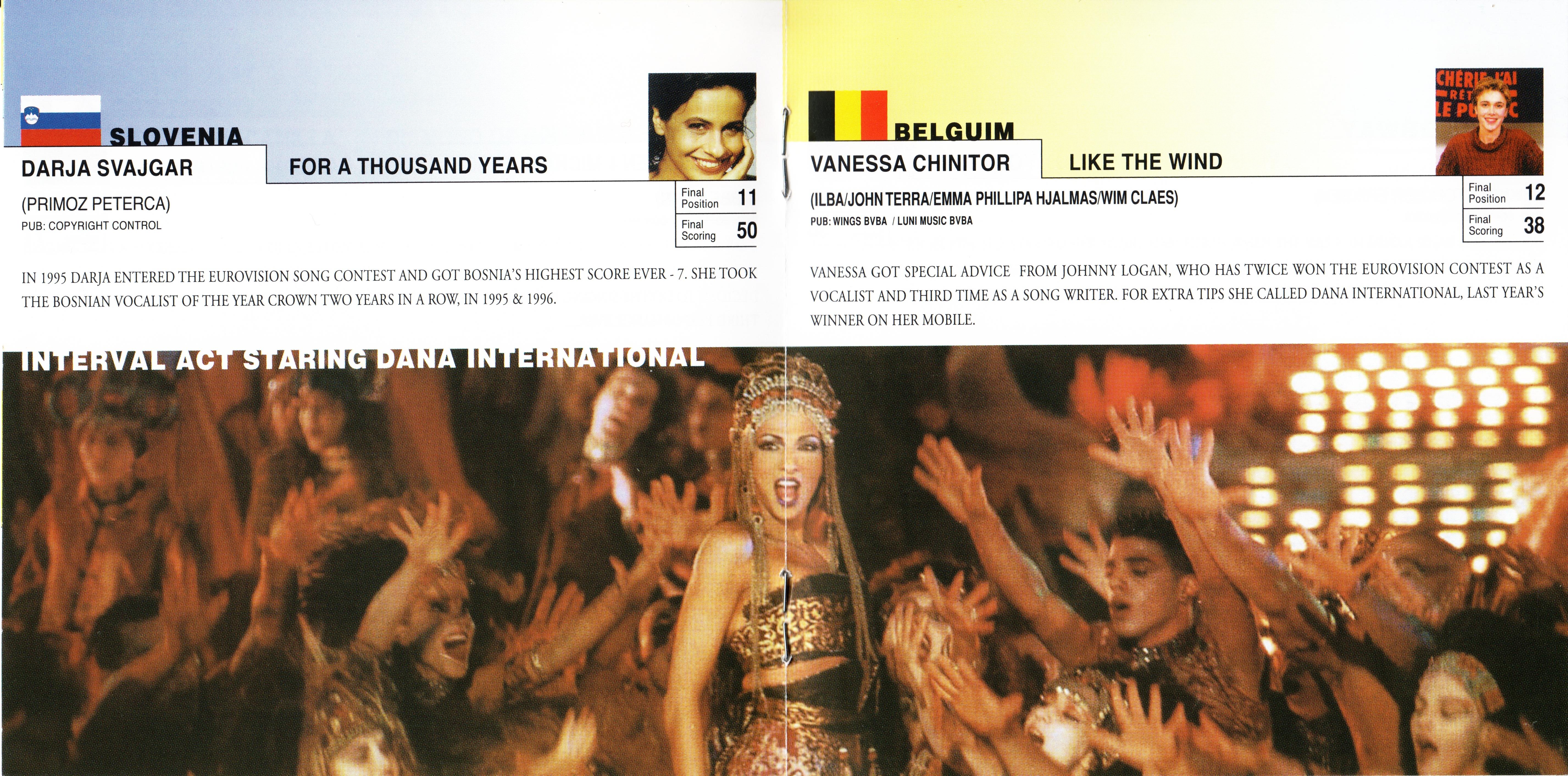 Eurovision Song Contest 1999; Israel : Booklet 5